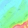 Redmile topographic map, elevation, terrain