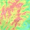 Guidong County topographic map, elevation, terrain
