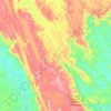 Congonhas do Norte topographic map, elevation, terrain