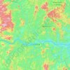 Colatina topographic map, elevation, terrain