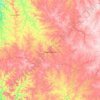 Lagoa Vermelha topographic map, elevation, terrain