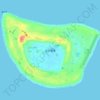 Kitadaitojima topographic map, elevation, terrain