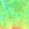 Serrigny-en-Bresse topographic map, elevation, terrain