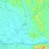 District of Nové Zámky topographic map, elevation, terrain
