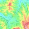 Lambrechten topographic map, elevation, terrain