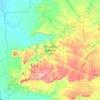 Marakele National Park topographic map, elevation, terrain