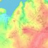 Matignon topographic map, elevation, terrain