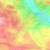 Beber topographic map, elevation, terrain