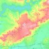 Erkilet topographic map, elevation, terrain