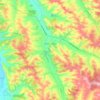Ordan-Larroque topographic map, elevation, terrain