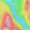Missezula Lake topographic map, elevation, terrain