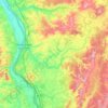 Communauté de communes Cœur de Loire topographic map, elevation, terrain