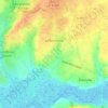 La Bonneville topographic map, elevation, terrain
