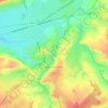 Ainay-le-Château topographic map, elevation, terrain