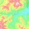 Tsamkani topographic map, elevation, terrain