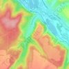 76117 topographic map, elevation, terrain