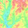 Benton Township topographic map, elevation, terrain