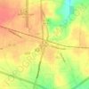 Butler topographic map, elevation, terrain