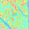 K'Mooda/Lowe-Gamble Conservancy topographic map, elevation, terrain