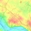 Little Leigh topographic map, elevation, terrain