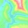 Globochica topographic map, elevation, terrain