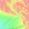Tompo River topographic map, elevation, terrain