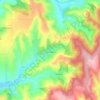 Fruntișeni topographic map, elevation, terrain