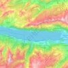 Walensee topographic map, elevation, terrain