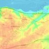 Bradfield topographic map, elevation, terrain