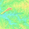 Prados topographic map, elevation, terrain