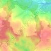 Velká Ves topographic map, elevation, terrain