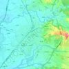 嘉義市 topographic map, elevation, terrain
