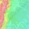 Región Centro topographic map, elevation, terrain