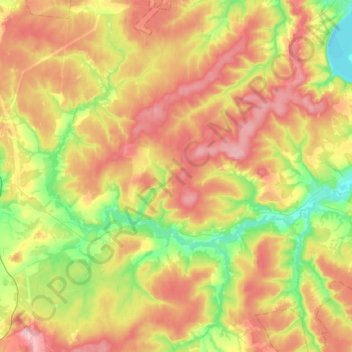 Сыра topographic map, elevation, terrain