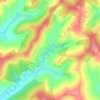 Damak topographic map, elevation, terrain