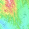 Kaçandoll topographic map, elevation, terrain