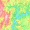 Ribeiro topographic map, elevation, terrain