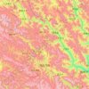 Riwoqê County topographic map, elevation, terrain