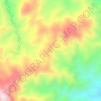Provincia de Chanchamayo topographic map, elevation, terrain