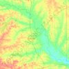 Panola County topographic map, elevation, terrain