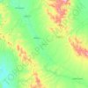 Matachí topographic map, elevation, terrain