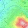 Llanrug topographic map, elevation, terrain