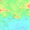 Asunción Ixtaltepec topographic map, elevation, terrain