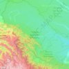 Manu National Park topographic map, elevation, terrain
