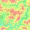 Dawro topographic map, elevation, terrain