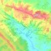 La Coulonche topographic map, elevation, terrain
