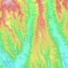 Mălureni topographic map, elevation, terrain