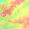 Uddusò/Buddusò topographic map, elevation, terrain