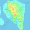 Pulau Tarakan topographic map, elevation, terrain
