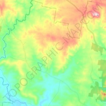 Mummel topographic map, elevation, terrain